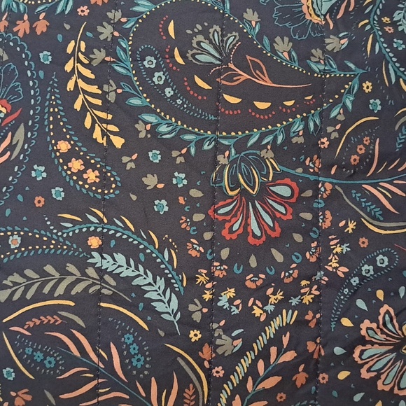 Christopher & Banks Navy Blue & Multicolor Paisley Vest. Size Medium. NWOT - Picture 8 of 10